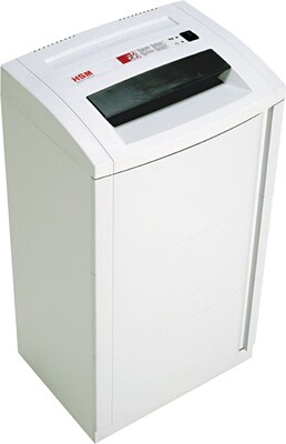 HSM of America 125.2hsL6 Continuous-Duty High-Security Shredder, 7 Sheet Capacity, 26 ft/min Speed