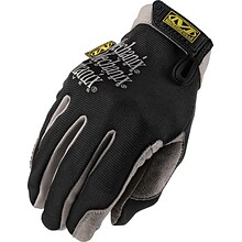 Mechanix Wear® High Dexterity Utility Gloves, Spandex/Synthetic, Hook & Loop Cuff, Large, Black