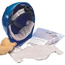 MSA Safety Helmets Terri-Band Sweatbands, Plastic Snaps, 10/Pack (696688)