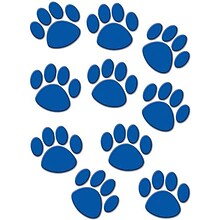 Teacher Created Resources 6 x 6 Blue Paw Prints Accents, 30 Pack (TCR4275)