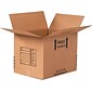 12" x 12" x 12" Deluxe Moving Boxes, 32 ECT, Brown, 25/Bundle (121212DPB)
