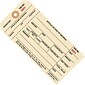 Quill Brand® - 6 1/4" x 3 1/8" - (6000-6999) Inventory Tags 1 Part Stub Style #8, 1000/Case