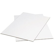 SI Products Corrugated Sheet, 24 x 36, 32 ECT, White, 5/Bundle (SP2436W)