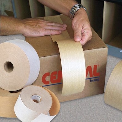 Central Packing Tape, 3 x 450 ft., Beige, 10/Carton (T907270)