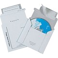 Partners Brand Foam Lined CD Mailers, 5 1/8 x 5 x 3, White, 100/Case (MM1150)