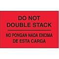 Tape Logic Do Not Double Stack Shipping Label Bilingual, 3 x 5, 500/Roll