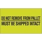 Tape Logic® Labels, "Do Not Remove From Pallet", 3" x 5", Fluorescent Green, 500/Roll