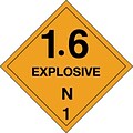 Tape Logic 1.6 - Explosive - N 1 Tape Logic Shipping Label, 4 x 4, 500/Roll
