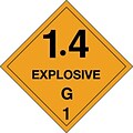 Tape Logic 1.4 - Explosive - G 1 Tape Logic Shipping Label, 4 x 4, 500/Roll