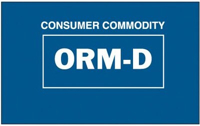 Tape Logic Consumer Commodity ORM-D Shipping Label, 1 3/8 x 2 1/4, 500/Roll