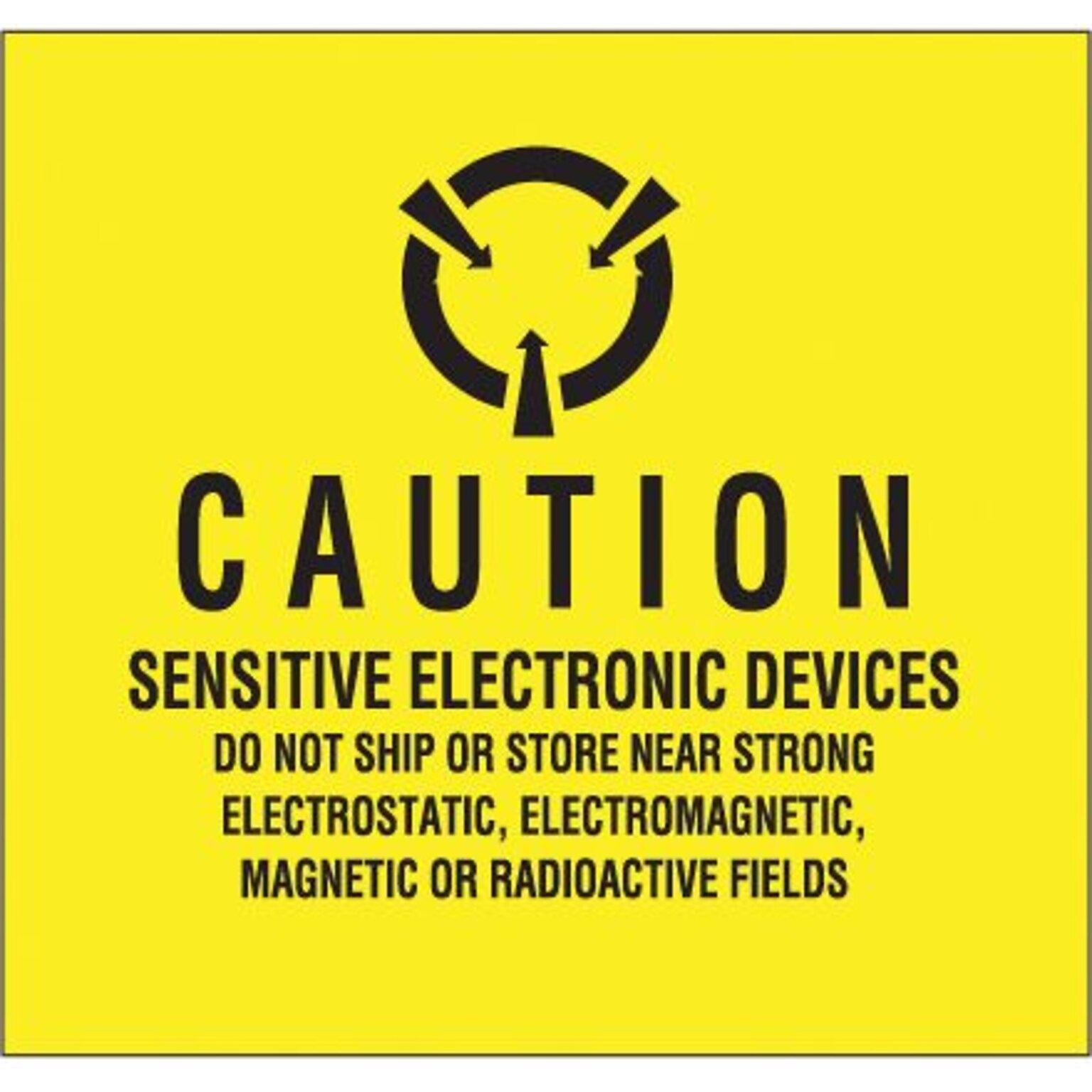 Tape Logic Sensitive Electronic Devices Tape Logic Shipping Label, 4 x 4, 500/Roll