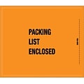 Quill Brand Packing List Envelope, 8 1/2 x 10 - Mil-Spec Orange Full Face Packing List Enclosed,