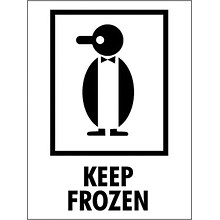Tape Logic® Labels, Keep Frozen, 3 x 4, Red/White/Black, 500/Roll (LABDL4260)