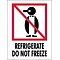 Tape Logic Refrigerate - Do Not Freeze Shipping Label, 3 x 4, 500/Roll