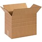 14 1/2" x 8 3/4", Multi-Depth Corrugated Shipping Box, 25/Bundle