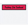 Quill Brand Packing List Envelope, 4 1/2 x 6 - Red Panel Face, Packing List Enclosed, 1000/Case