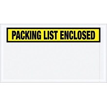 Quill Brand® Packing List Envelope, 5.5 x 10, Yellow Panel Face, Packing List Enclosed, 1000/Cas