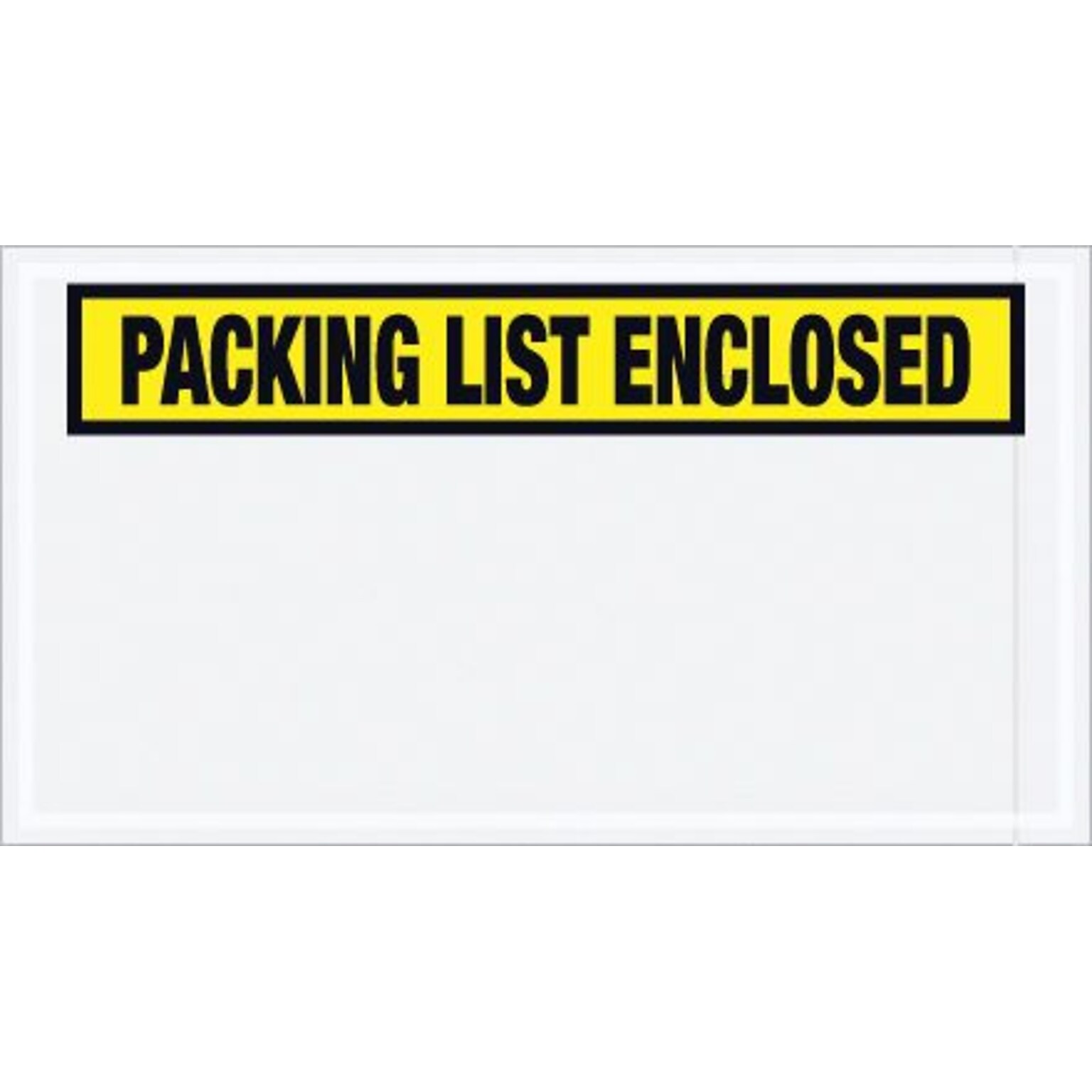Quill Brand® Packing List Envelope, 5.5 x 10, Yellow Panel Face, Packing List Enclosed, 1000/Case (PL445)