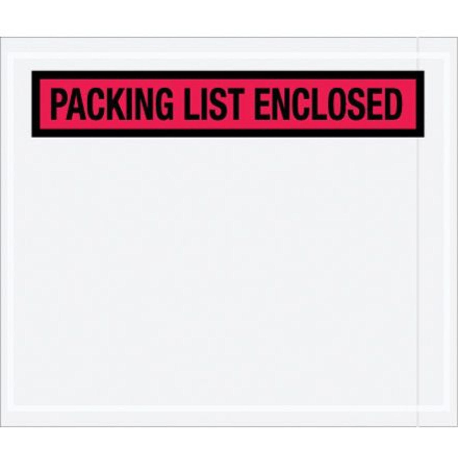 Quill Brand Packing List Envelope, 7 x 6, Red Panel Face, Packing List Enclosed, 1000/Case (PL491)