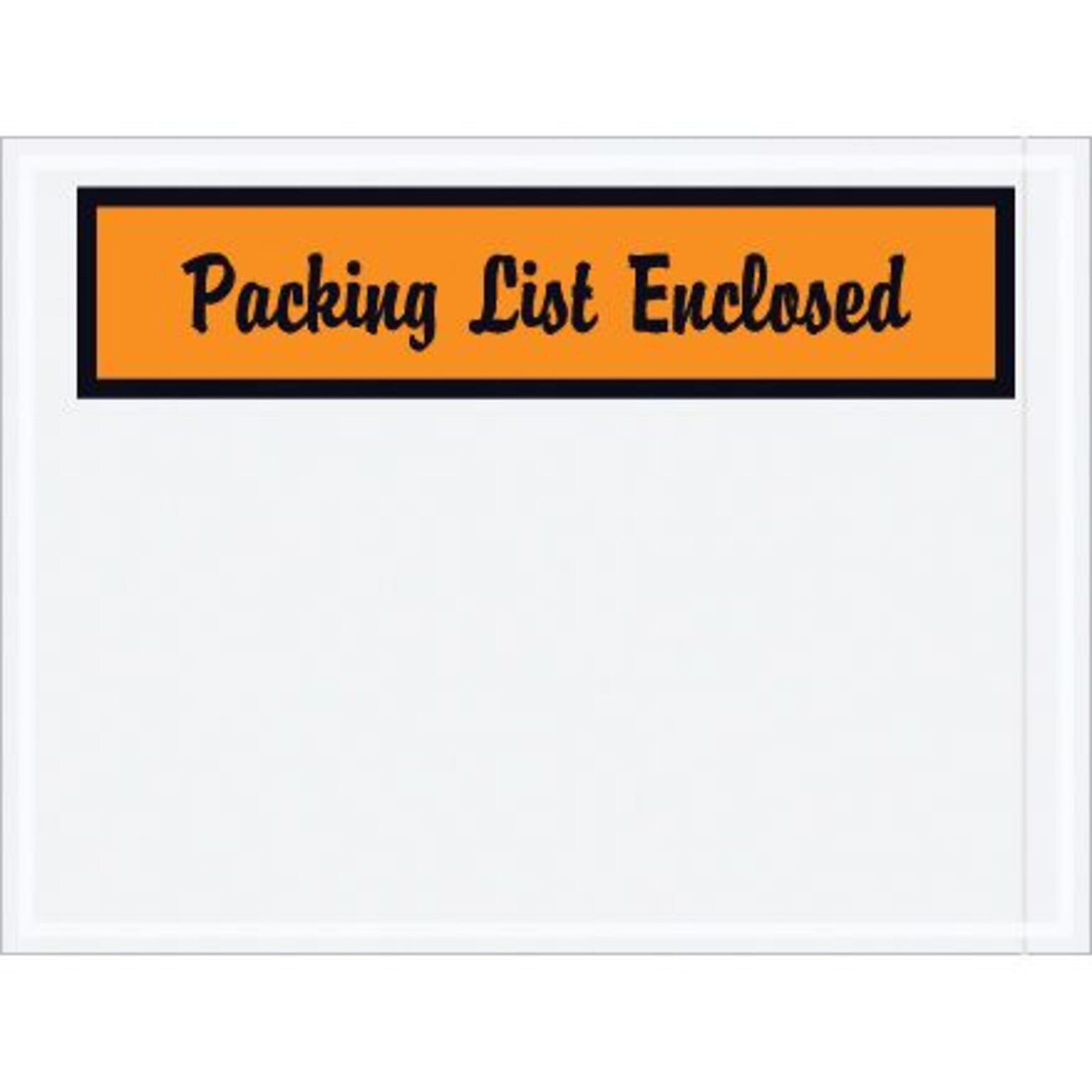 Quill Brand Packing List Envelope, 4 1/2 x 6 - Orange Panel Face, Packing List Enclosed, 1000/Case