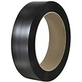 1/2 x 8000 - 16 x 6 Core-Staples Hand Grade Signode Comparable Polypropylene Strapping -Smooth, 1 Coil