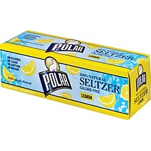 Polar® Lemon Seltzer, 12 oz. Cans, 24/Pack