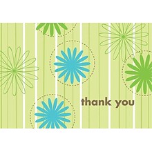 Great Papers® Daisy Stripes Thank You Note Cards, 24/Pack