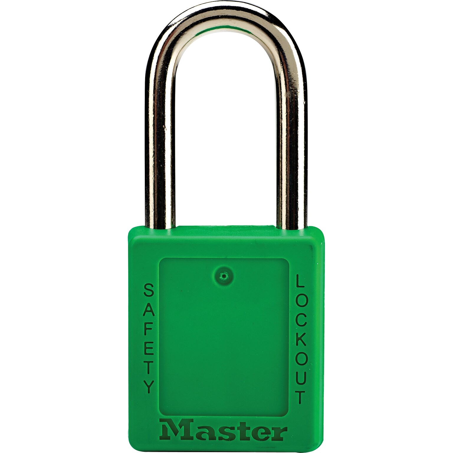 Master Lock® Safety Tumbler Padlocks, 6 Pin, Xenoy, Green, Keyed Different, 6/Box