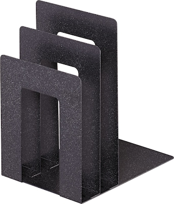 MMF SteelMaster® Soho Collection Square Bookend Sorter, Granite