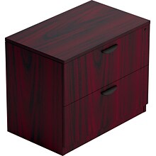 Offices To Go 2-Drawer Lateral File Cabinet, Letter/Legal, American Mahogany, 36W (TDSL3622LFAML)