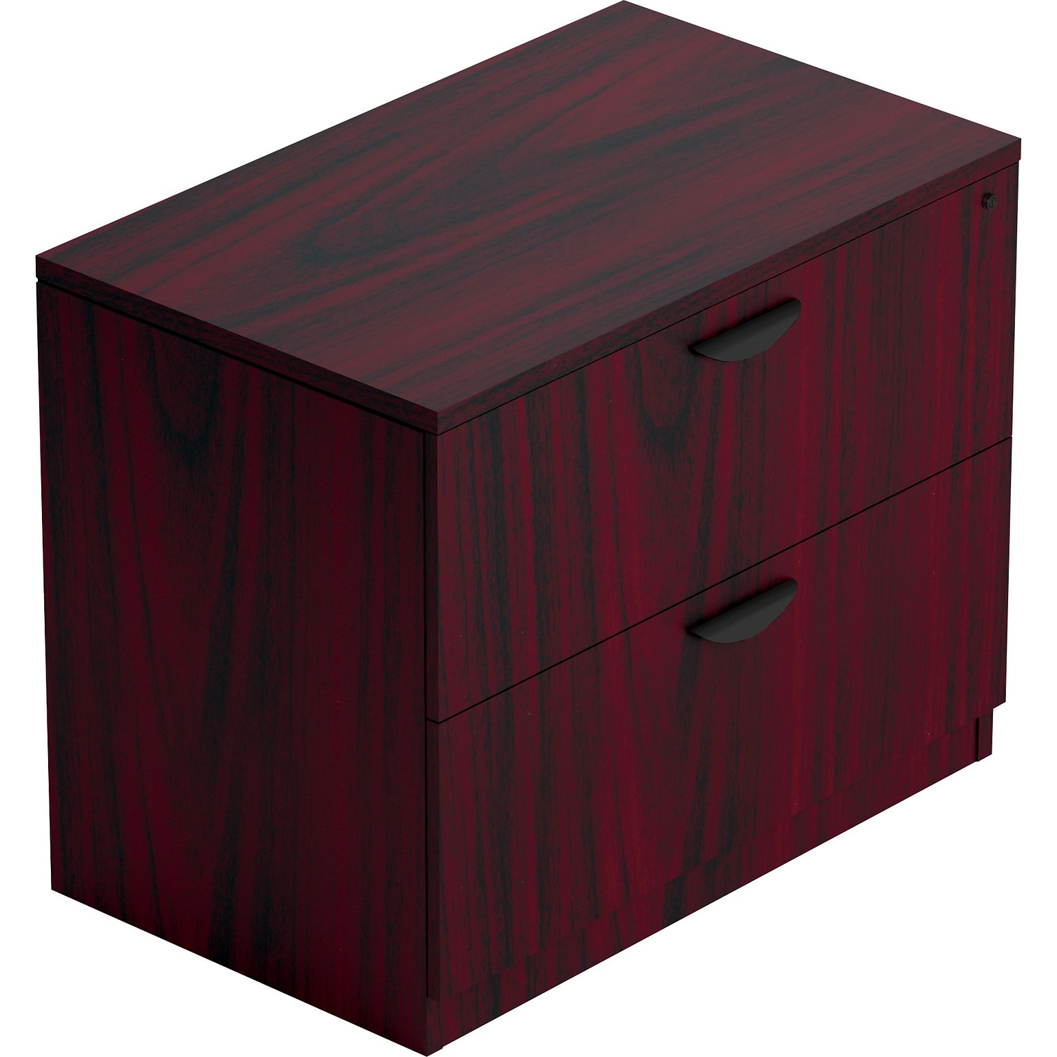 Offices to Go Superior 2-Drawer Lateral File Cabinet, Letter/Legal, 29.5H x 36W x 22D, American Mahogany (TDSL3622LFAML)