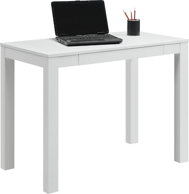 Ameriwood Home Parsons 39W Desk with Drawer, White (9178096)