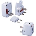 QVS® PA-C2 Premium Universal Travel Power Adapter Kit With USB Charger