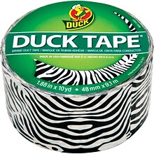 Duck Tape® Brand Colored Duct Tape, Zebra Print