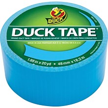 Duck Tape® Brand Colored Duct Tape, Electric Blue