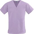 ComfortEase™ Ladies Two-pockets V-neck Scrub Tops, Lavender, Large