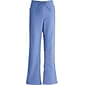 ComfortEase™ Ladies Drawstring and Elastic Waist Cargo Scrub Pants, Ceil Blue, Medium, Reg Length
