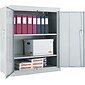 Alera® Steel Storage Cabinet; Assembled, 42Hx36Wx18D", Light Gray