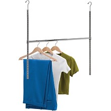Honey Can Do 22.325 x 1 Adjustable Hanging Closet Rod, Chrome, Steel (HNG-09071)