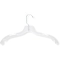 Honey Can Do Plastic Clothes Hangers, Clear, 24/Pack (HNG-09026)