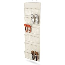 Honey Can Do 24 Pocket Otd Shoe Organizer, Beige