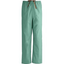 Medline Unisex Reversible Drawstring Scrub Pants, Jade, Large, Regular Length