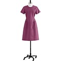 Medline Step-In Scrub Dresses, Raspberry, Medium