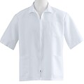 Medline Unisex Zip Front Smocks, White, 2XL