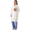 SilverTouch® Unisex Staff Length Antimicrobial Lab Coats, White, 3XL