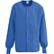 Medline ComfortEase Unisex Two-pockets Warm-up Scrub Jackets, Royal Blue, XL