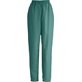 ComfortEase™ Ladies Elastic Scrub Pants, Evergreen, Large, Regular Length