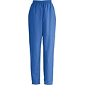 ComfortEase™ Ladies Elastic Scrub Pants, Royal Blue, Small, Regular Length
