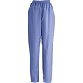 ComfortEase™ Ladies Elastic Scrub Pants, Ceil Blue, XL, Regular Length