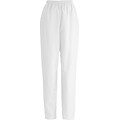 ComfortEase™ Ladies Elastic Scrub Pants, White, Small, Regular Length